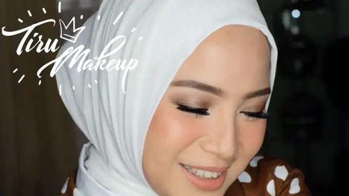 Tiru Makeup: Mantap Berhijab, Look Makeup Chacha Frederica Simpel Namun Elegan