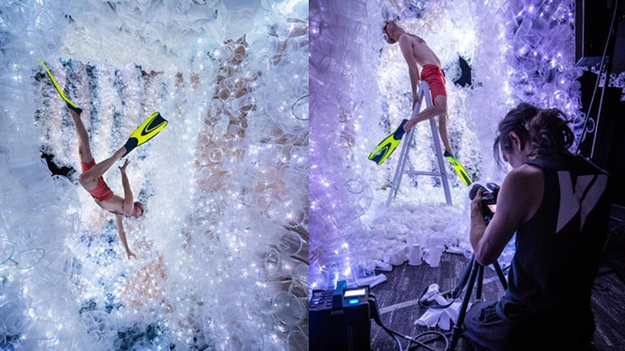 Manfaatkan Sampah Plastik Jadi Seni Instalasi, 6 Karya Pria Ini Bikin Takjub