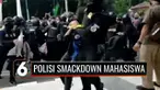 Demo menuntut transparansi dana beasiswa pendidikan dan meningkatkan kualitas pelayanan kesehatan di Kabupaten Tangerang, Banten, ricuh. Seorang mahasiswa kena ‘smackdown’ polisi hingga mengalami kejang.
