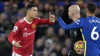 Pada menit ke-64 Jadon Sancho justru ditarik keluar dan digantikan Cristiano Ronaldo. (AP/Kirsty Wigglesworth)