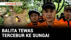 Seorang anak balita yang baru berusia 1,5 tahun ditemukan meninggal dunia setelah dilaporkan hilang. Diduga jatuh tercebur ke Sungai Kalibaru di Tapos, Depok, Jawa Barat.