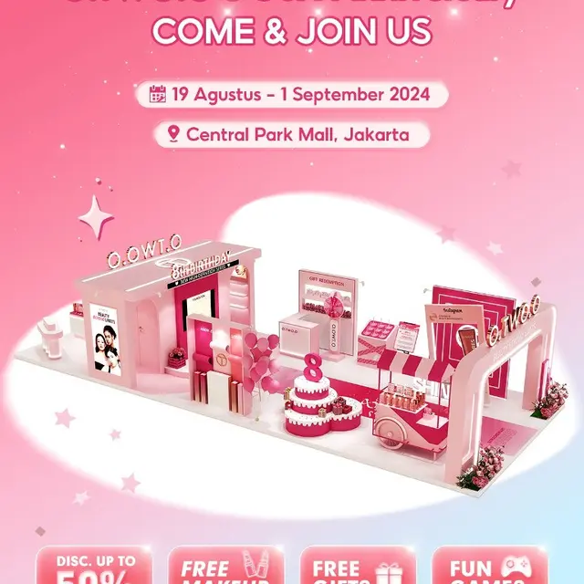 Rayakan Ulang Tahun ke-8, Prodiuk Kecantikan Angkat Tema Extraordinary Shine