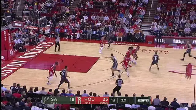 VIDEO : Cuplikan Pertandingan NBA, Rockets 109 vs Spurs 93