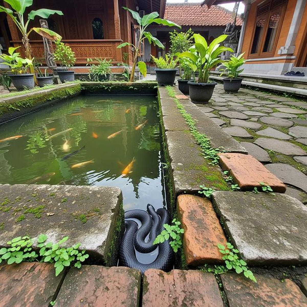 Apakah Kolam Ikan di Rumah Membuat Ular Datang? Simak Faktanya Sebagai Perlindungan