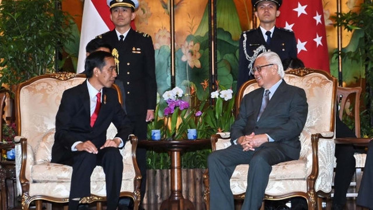 Jokowi temui Presiden Singapura perkuat hubungan bilateral