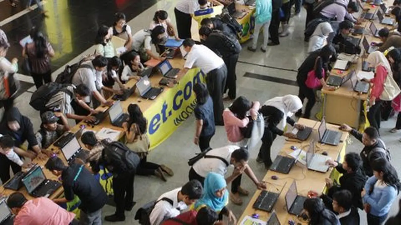 job fair. ©2012 Merdeka.com/arie basuki