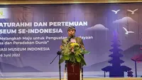 Ketua Asosiasi Museum Indonesia (AMI) Putu Supadma Rudana pada pertemuan museum se-Indonesia di hotel Kuta Paradiso 4-6 Juni 2022, Badung, Bali. (Foto: Istimewa).