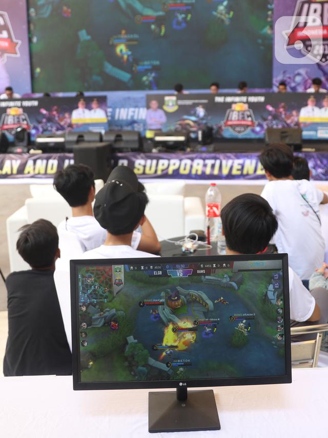 Pertandingan eSports Mobile Legends di IBEC 2019