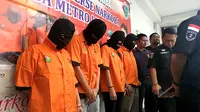 Polda Metro Jaya saat rilis penangkapan anggota DPRD Bali. (Liputan6.com/Nafiysul Qodar)
