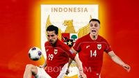 Timnas Indonesia - Thom Haye dan Joey Pelupessy (Bola.com/Adreanus Titus)