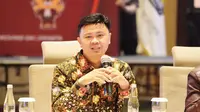 Ketua Divisi Data dan Informasi KPU Jakarta Fahmi Zikrillah dengan Dinas Perumahan dan Pemukiman. (Istimewa)