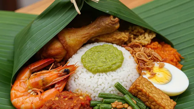 Ilustrasi Jualan Nasi. (Foto: AI)