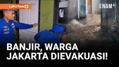 Banjir setinggi hingga 170 cm merendam kawasan Jati Padang, Jakarta Selatan dan Kebun Pala, Jakarta Timur sejak Senin dinihari. Petugas damkar dan polisi terus mengevakuasi warga dan berjaga di lokasi.