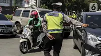 Ganjil genap Jakarta. (Liputan6.com/Johan Tallo)