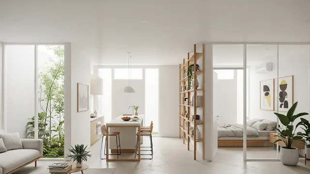 Desain Rumah Satu Lantai yang Tetap Terasa Luas Meski Lahan Terbatas (Image by Gemini AI)