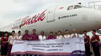 Batik Air membuka rute penerbangan domestik baru, yaitu Bandara Soekarno Hatta, Cengkareng di Jakarta menuju Bandara Silangit, Sumut. (Liputan6.com/Ilyas Istianur P)