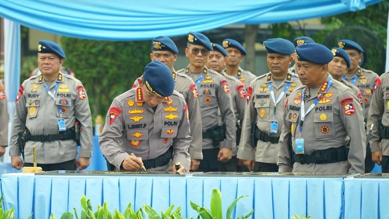 FOTO: Kapolri Buka Rakernis Brimob 2026 Tekankan Kesiapan Tugas