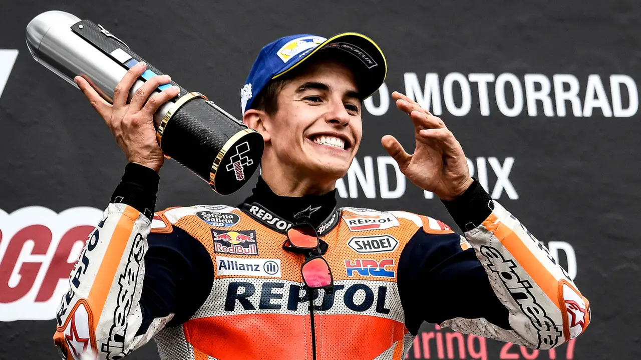 FOTO: Marquez Juara MotoGP Jerman, Rossi Finis Kelima