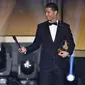 Messi saat berada di Gala Ballon d'Or dengan Ronaldo (AFP)