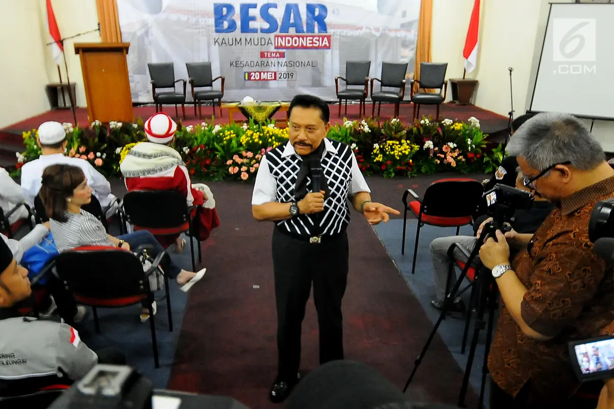 Hendropriyono Paparkan Identitas Massa Aksi 22 Mei 2019