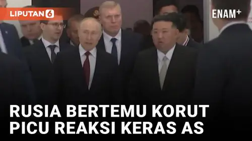 VIDEO: Pertemuan Presiden Putin Dengan Kim Jong Un Picu Respon Keras AS