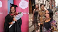 Potret wisuda kelulusan Naja anak Armand Maulana dan Dewi Gita di Inggris. (Sumber: Instagram/najandmm/dewigita01)