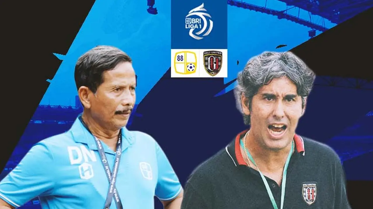 BRI Liga 1 - Duel Pelatih - Barito Putera Vs Bali United