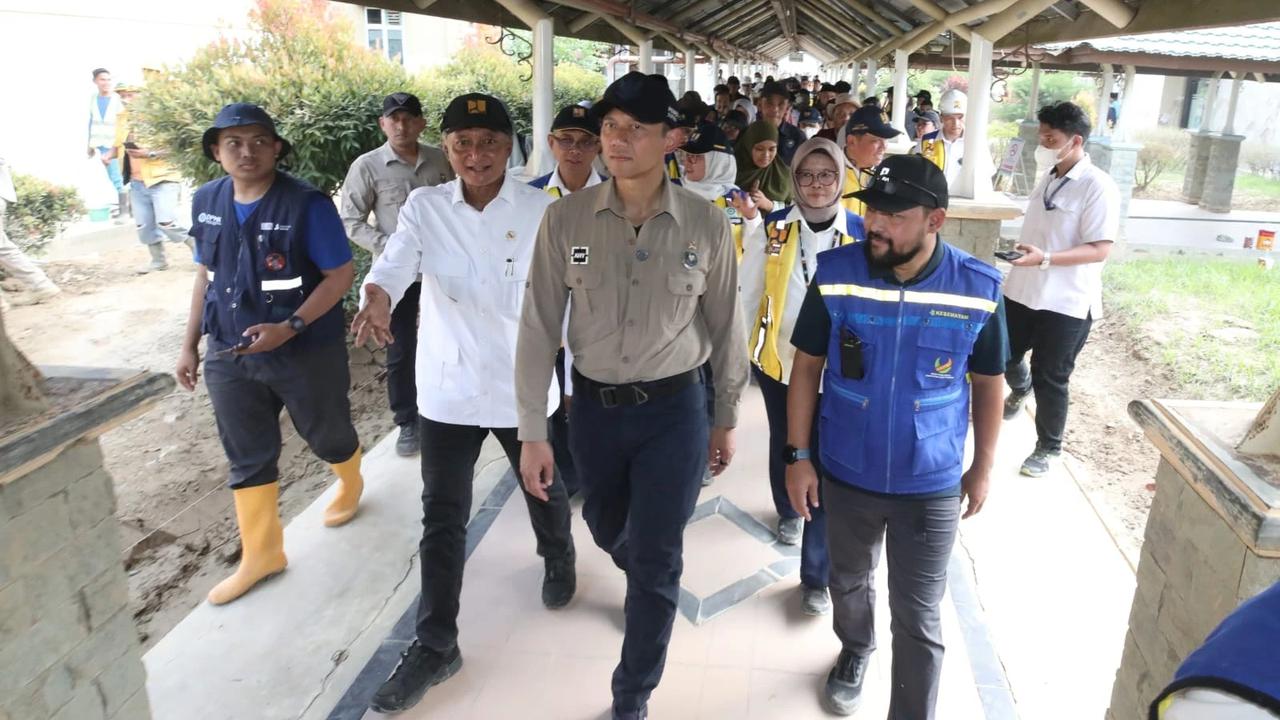 AHY Tinjau Pemulihan Hunian Pendidikan dan Layanan Kesehatan di Aceh Tamiang