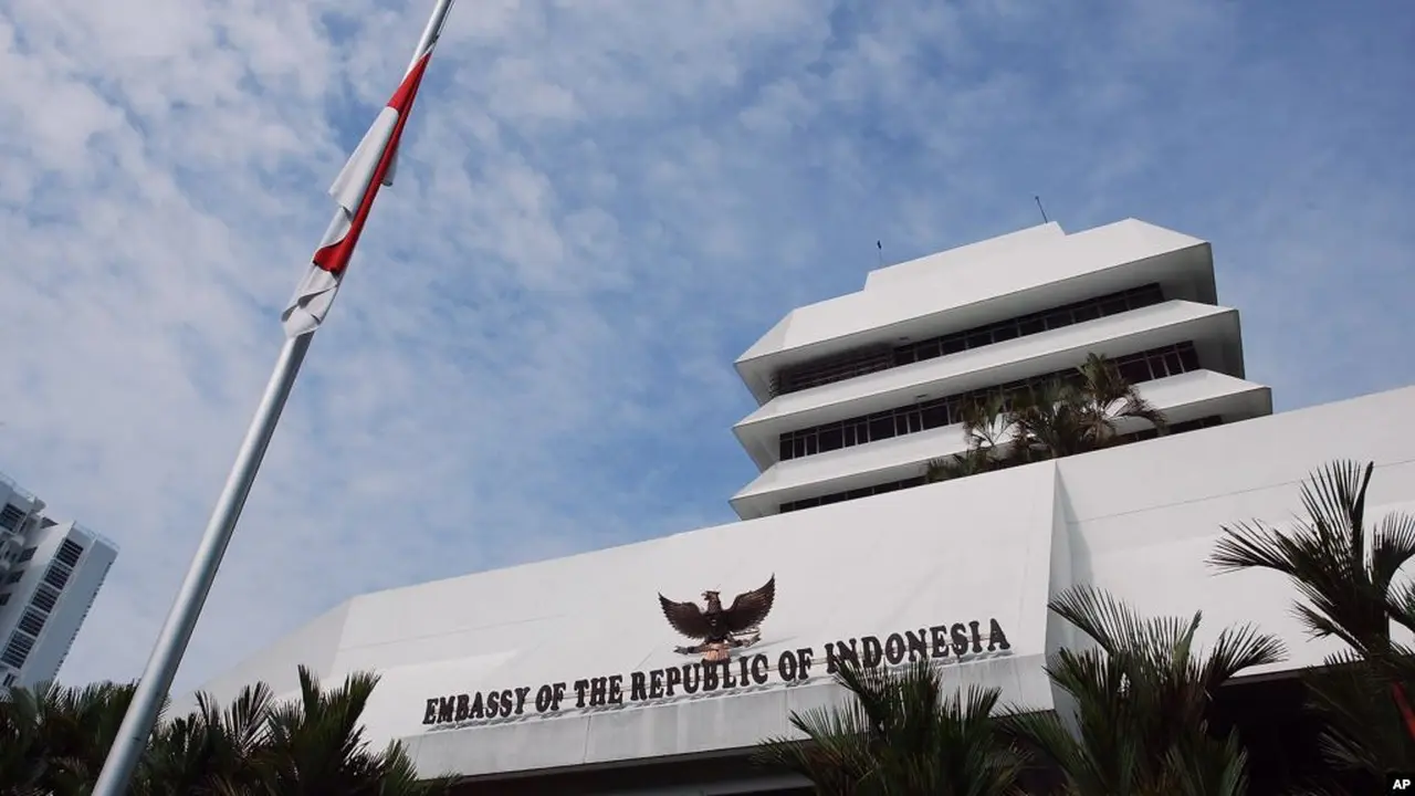 Kedutaan Besar Republik Indonesia di Kuala Lumpur, Malaysia, 28 Januari 2008. (Foto: AP)