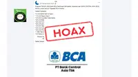 Cek Fakta Liputan6.com telah mengungkap sejumlah hoaks pembagian hadiah dari bank.