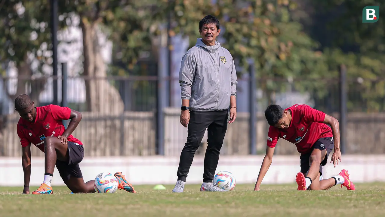 Foto: Timnas Indonesia U-24 Gelar Latihan Jelang Bertolak ke China untuk Asian Games 2022, 7 Pemain Telat Gabung