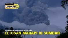 Kontributor Sumatra Barat melaporkan secara langsung kondisi terkini Gunung Marapi pasca letusan yang terjadi pada tanggal 3 Desember 2024.