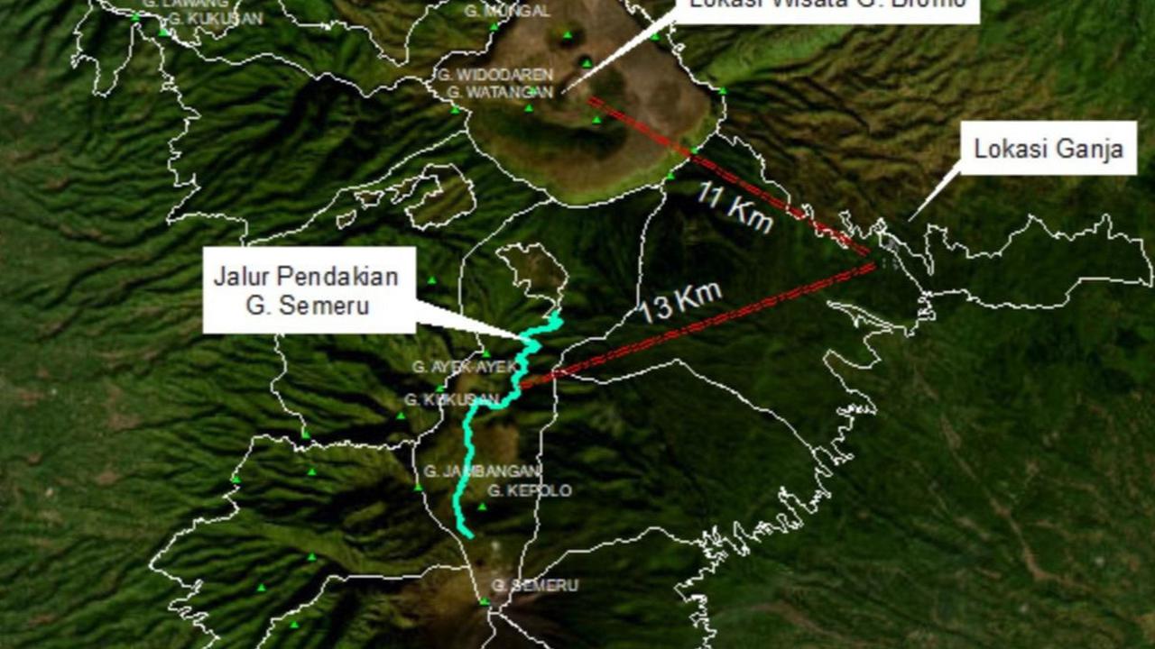 Larangan Drone Terbang dengan Ladang Ganja di Taman Nasional Bromo Tengger Semeru