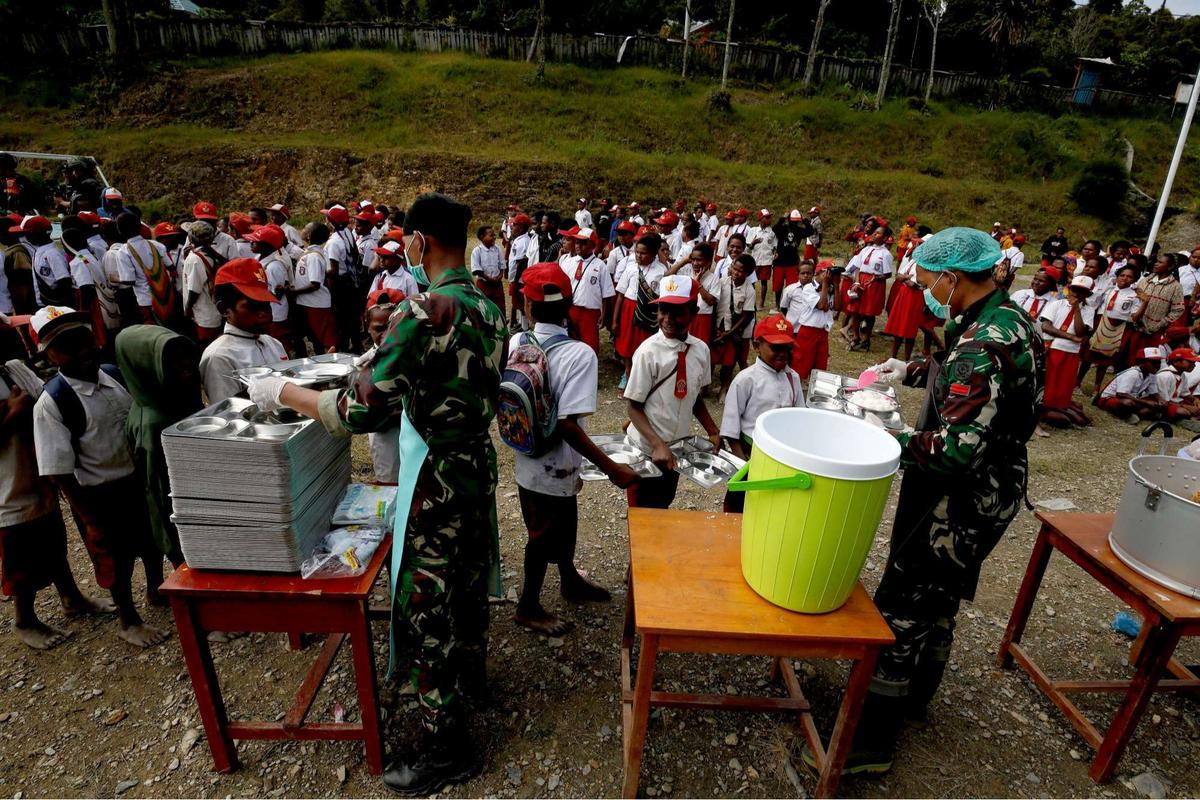 Makan Bergizi Gratis di Papua