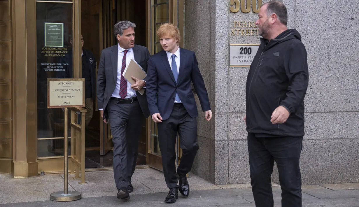 <p>Ben Crump, seorang pengacara yang mewakili keluarga rekan penulis lagu untuk hit Gaye pada 1973 'Let's Get It On', mengatakan dalam pernyataan pembukaannya bahwa Sheeran memutar ballad-nya dan lagu Gaye secara berurutan dalam medley selama konser. (AP Photo/Brittainy Newman)</p>