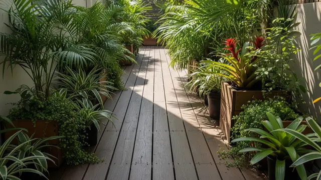 Model Teras Rumah Sempit Lebar 1 Meter, Fungsi Ganda untuk Kebun (AI)