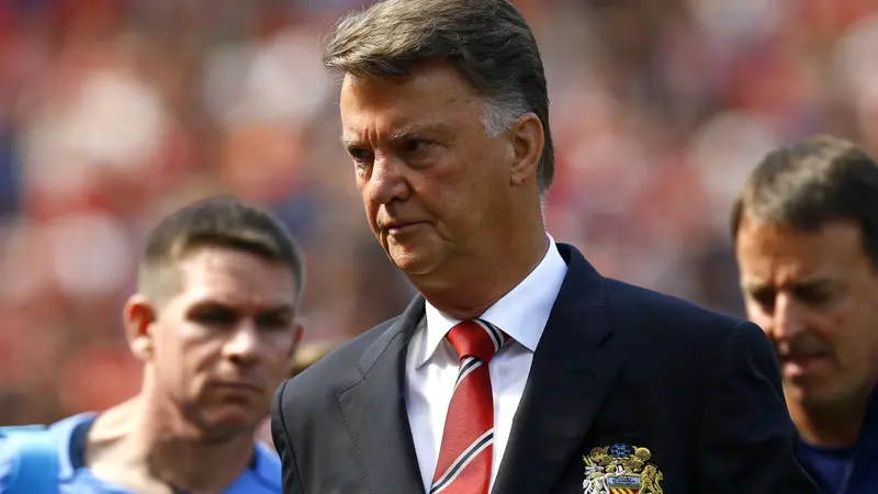 Manajer Manchester United Louis van Gaal