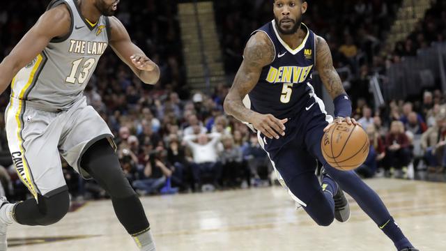 Aksi Will Barton saat Nuggets kalahkan Cavaliers