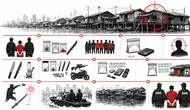 Infografis Jejak Narkoba di Kampung Bahari