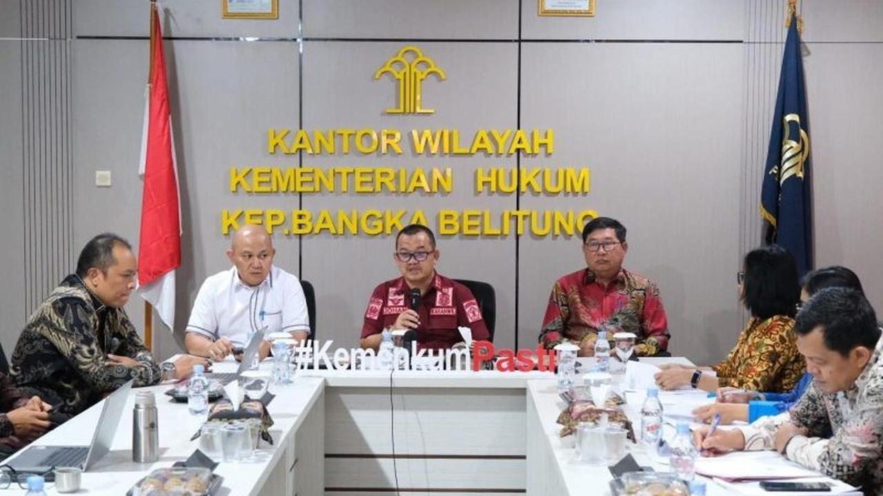 Kemenkum dan Pemkab Belitung Timur Pastikan Harmonisasi Raperbup TPP ASN Sesuai Aturan