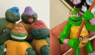 Foto lucu mainan kura-kura ninja (sumber: Instagram/uglybootlegs)