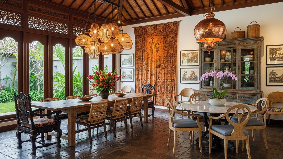 5 Tren Ruang Makan Modern untuk 2026, dari Kayu Cerused hingga Mural Dinding