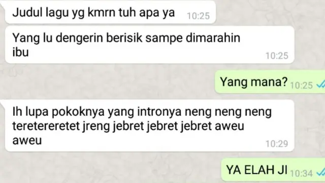 6 Percakapan saat Tanya Judul Lagu Ini Bikin Gagal Paham