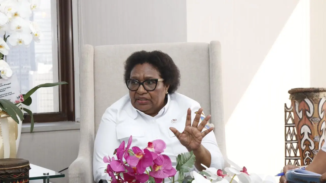 Wakil Menteri Dalam Negeri (Wamendagri) Ribka Haluk di Kantor Pusat Kementerian Dalam Negeri (Kemendagri), Jakarta, Kamis (2/7/2026) (Istimewa)