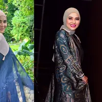Meisya Siregar identik dengan gaya hijab yang panjang. Meski demikian, penampilannya tetap terlihat stylish yang bisa jadi inspirasi outfit Lebaran [@meisya_siregar]