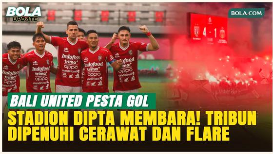 Bali United Bungkam Bhayangkara FC 4-1, Euforia Suporter Pecah!