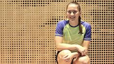 Gronya Sumerville adalah atlet Bulutangkis dari Australia. (Bola.com/Nicklas Hanoatubun)