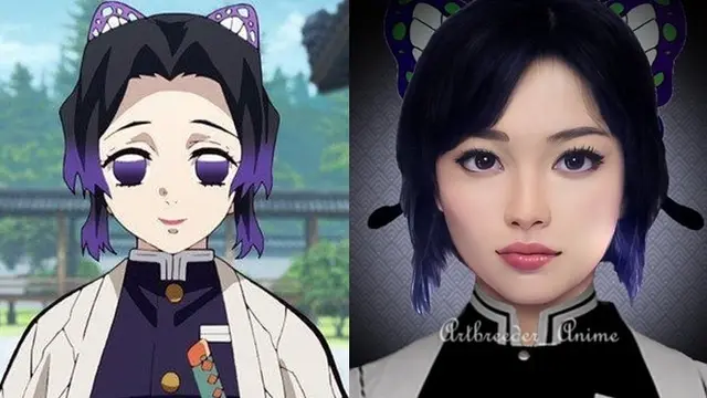 6 Kreasi Artificial Intelligence Karakter Anime Demon Slayer Ini Layaknya Mirip Realita