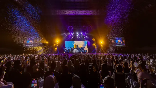 Lee Jong Suk saat fan meeting di Jakarta