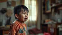 Anak Korban Kekerasan Cenderung Berpotensi Miliki Berbagai Penyakit Degeneratif. Foto dibuat oleh AI.